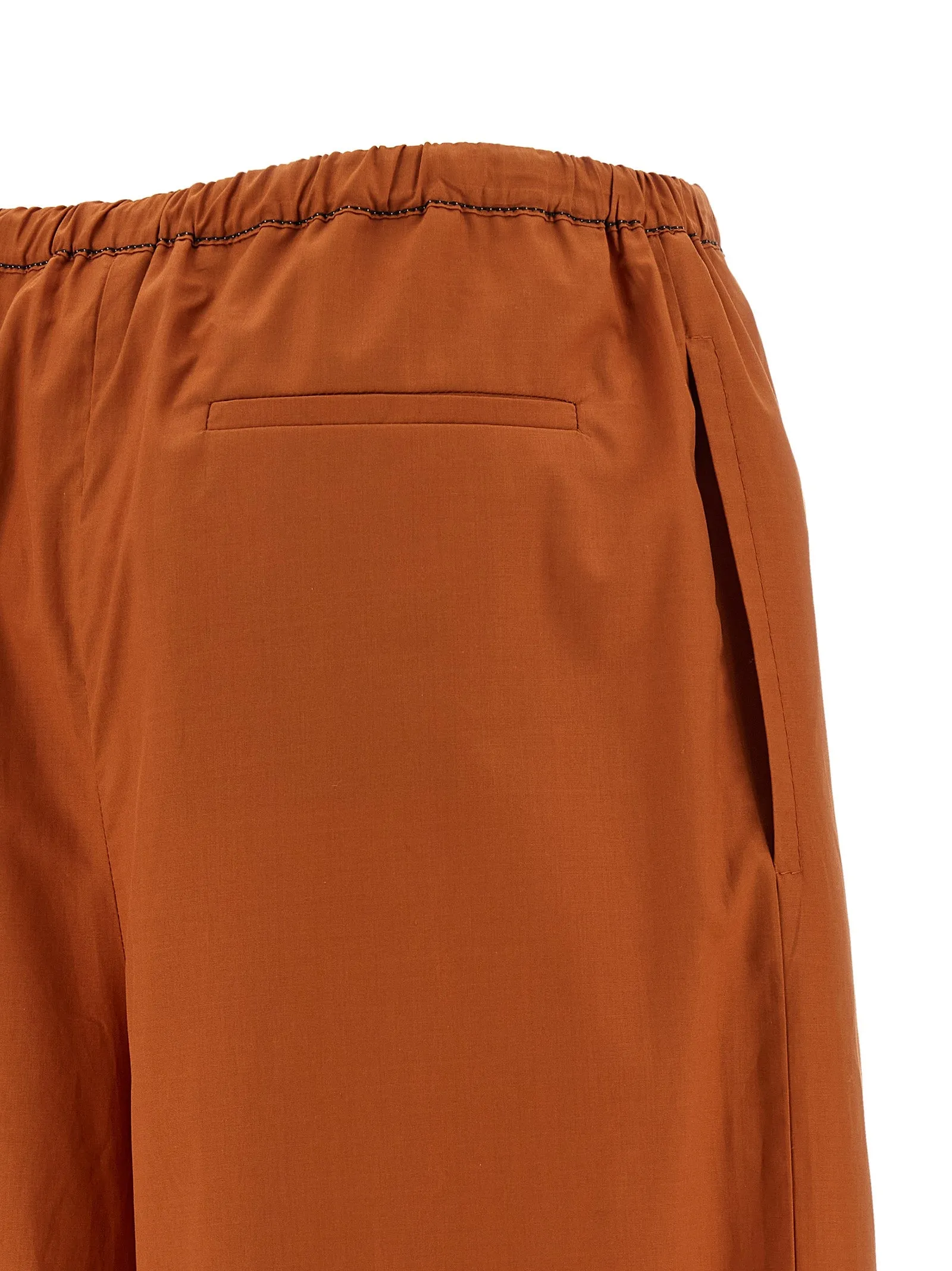 Diagonal Draping Pants Orange sold by Wanan Luxury product image thumbnail 4