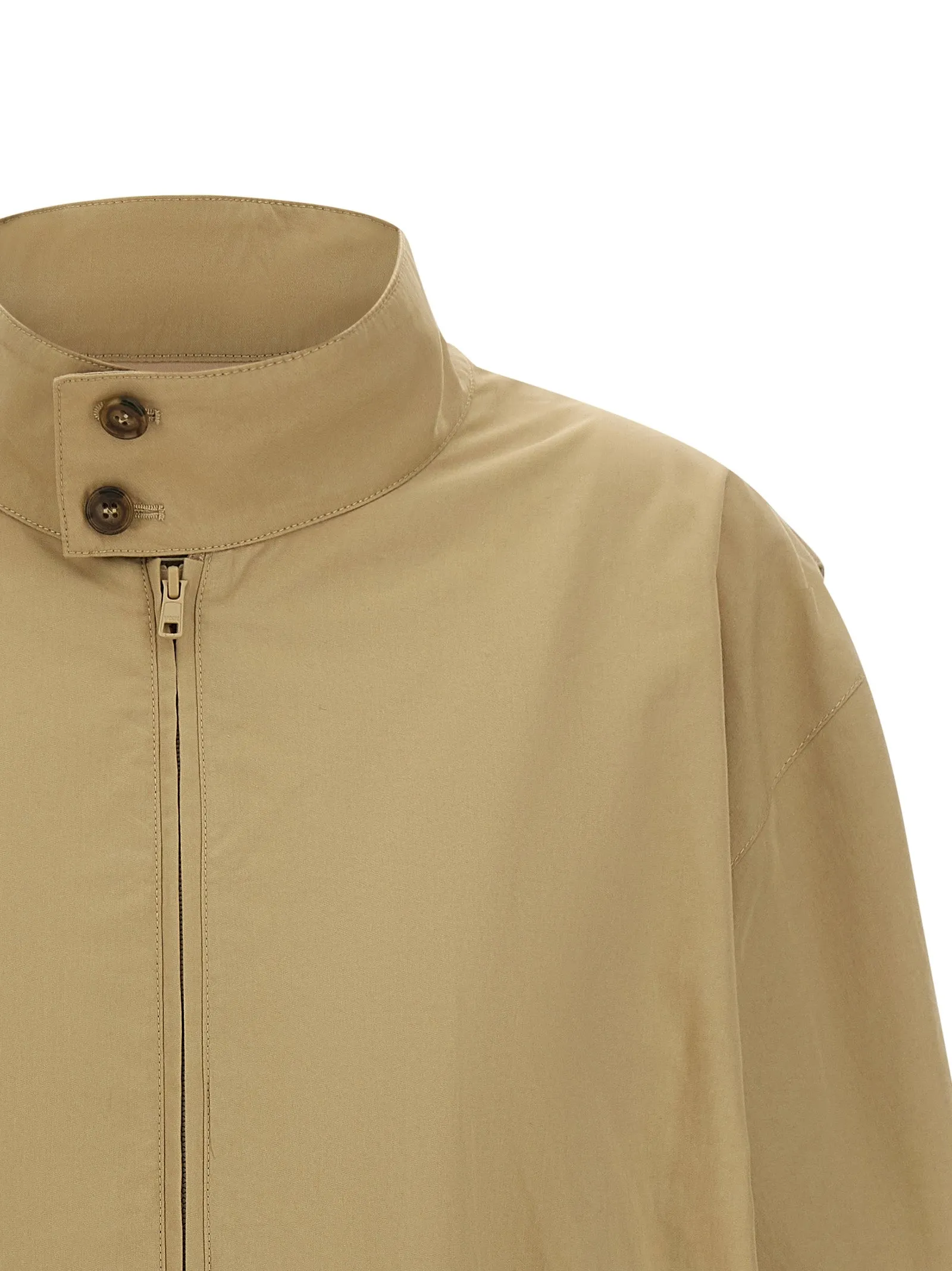 White Stitch Line Puffer Jackets Beige sold by Wanan Luxury product image thumbnail 3