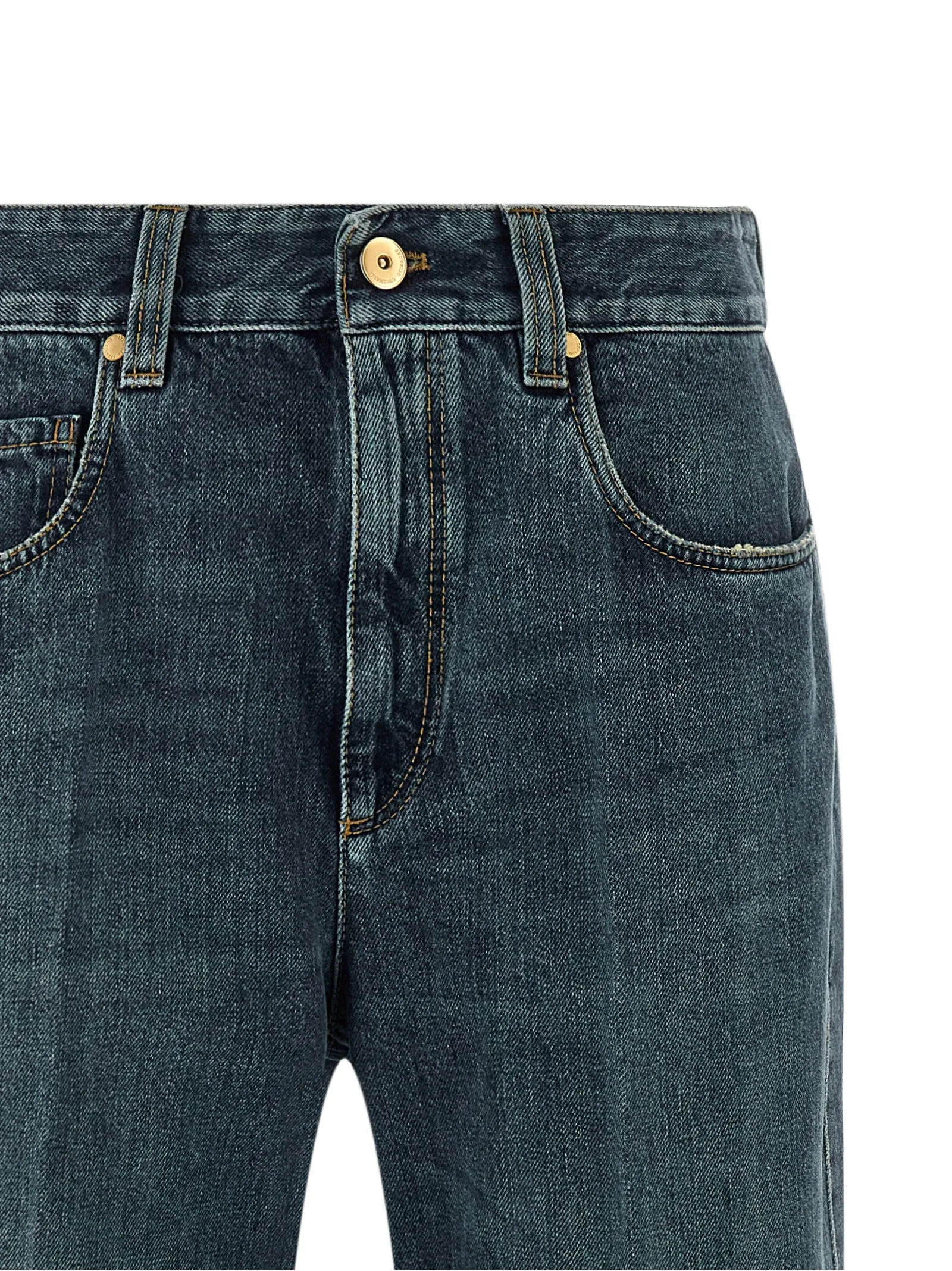 Contemporary Loose Jeans Blue sold by Wanan Luxury product image thumbnail 3