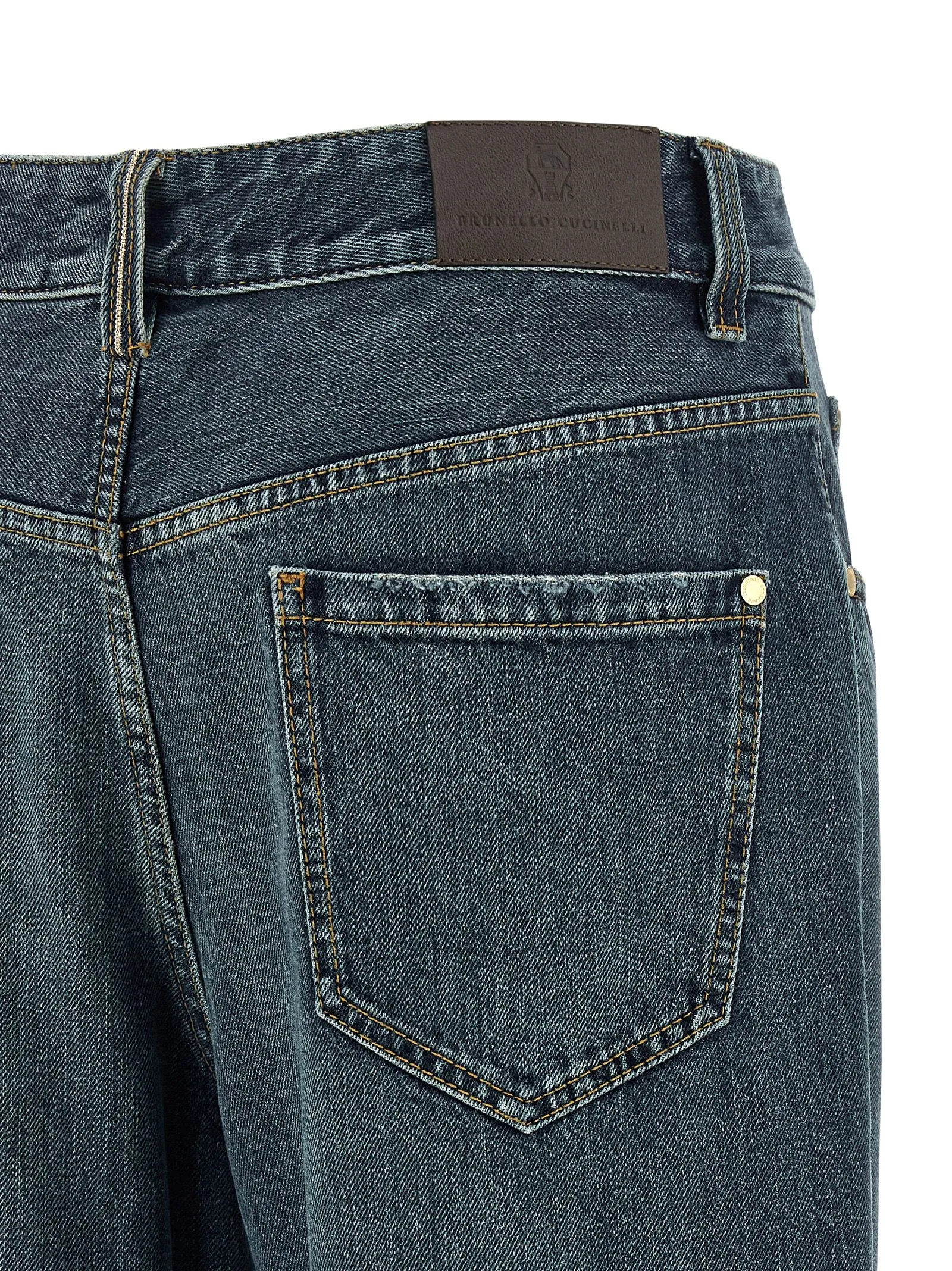 Contemporary Loose Jeans Blue sold by Wanan Luxury product image thumbnail 4