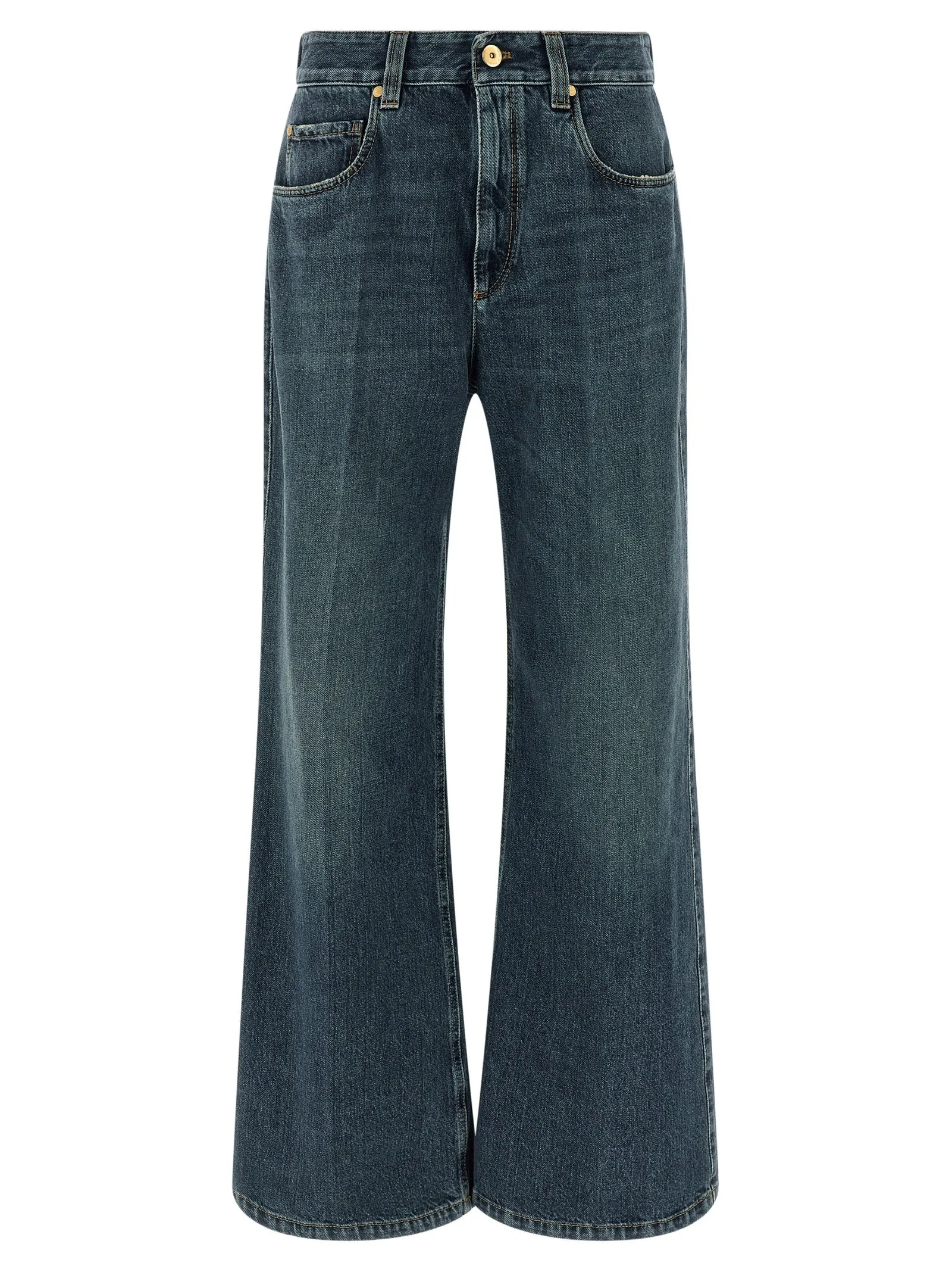 Contemporary Loose Jeans Blue sold by Wanan Luxury