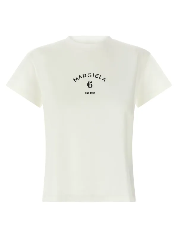 Logo Print T-Shirt White made by Maison Margiela
