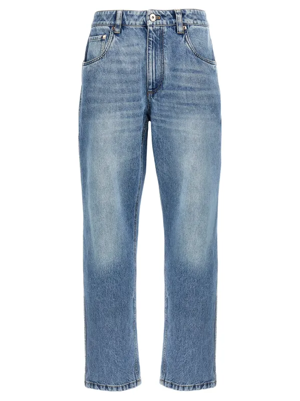 Monile Jeans Blue made by Brunello Cucinelli