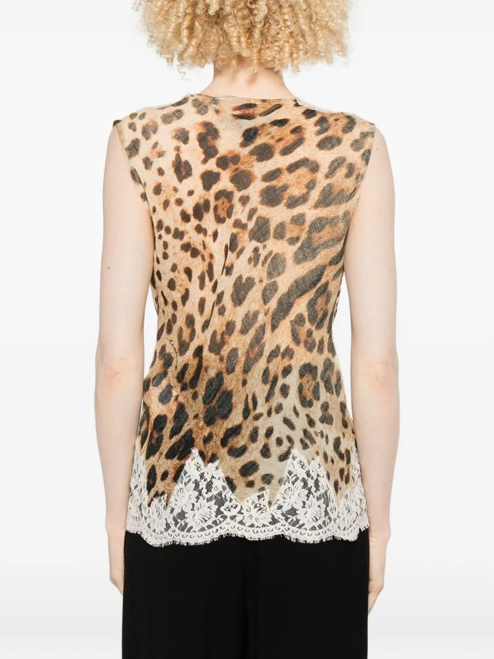 Lace-Detail Tank Top sold by Wanan Luxury product image thumbnail 4