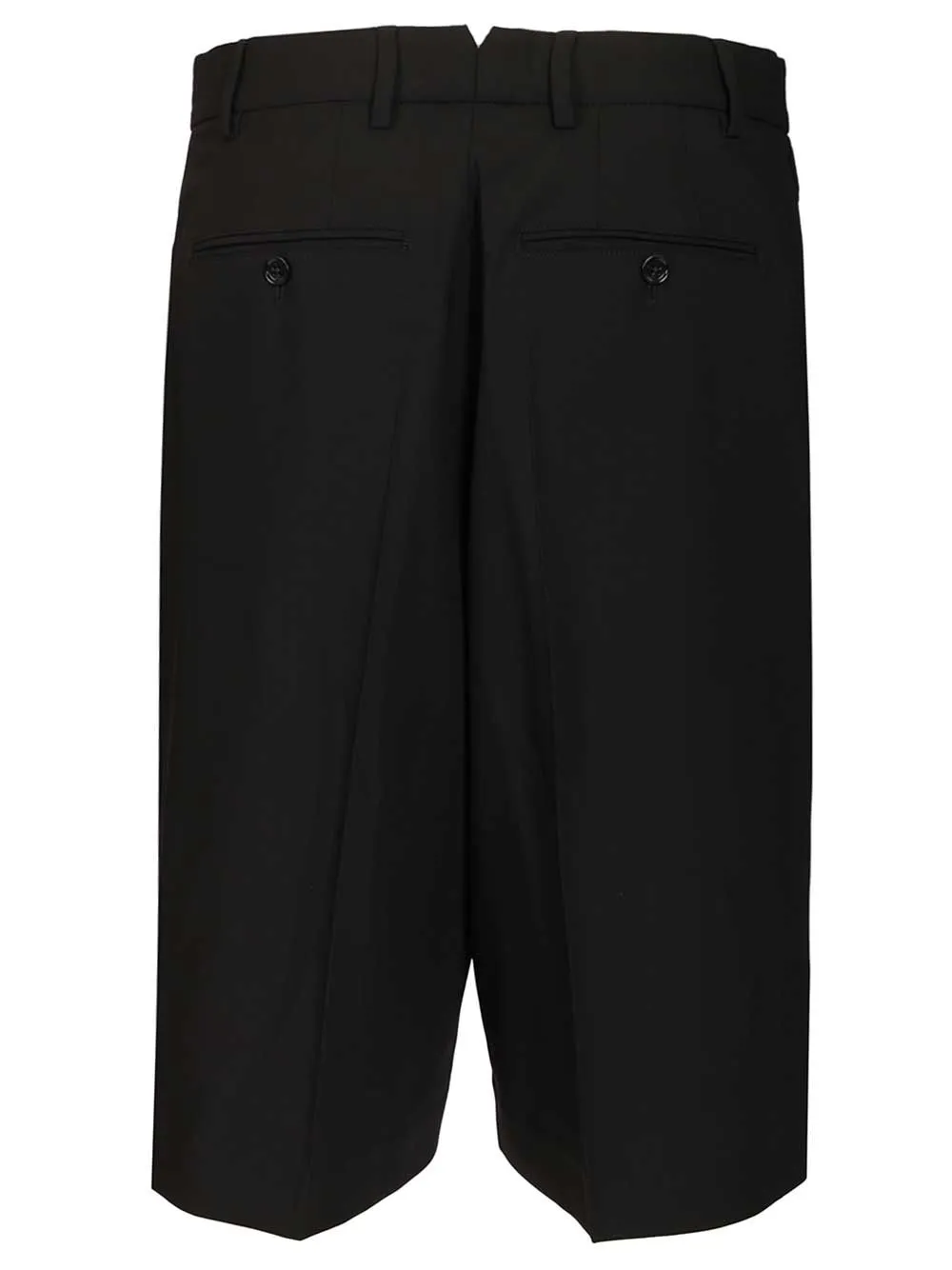 Wide-Leg Bermuda Shorts Trousers Black sold by Wanan Luxury product image thumbnail 2