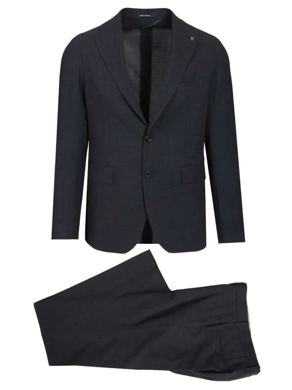 Montecarlo Canvas Suit Dresses Blue made by Tagliatore