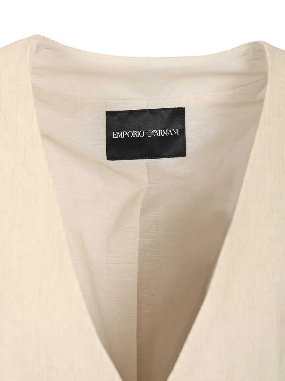 Linen Blend Blazer Jackets Beige sold by Wanan Luxury product image thumbnail 4