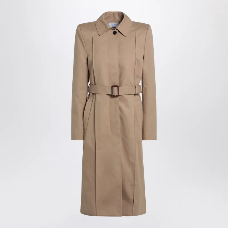 Beige Trench Coat With Belt made by Alexander McQueen