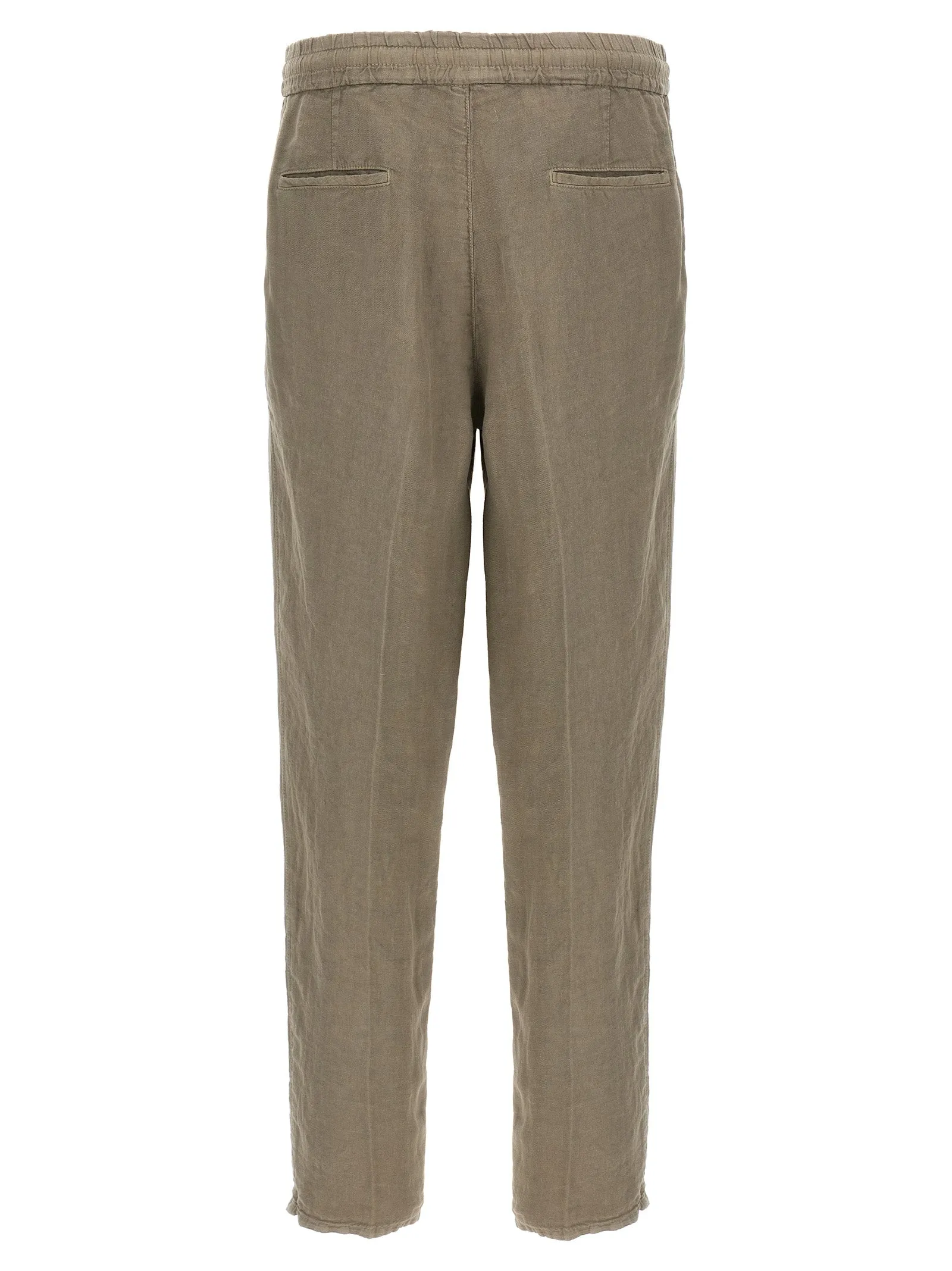Linen Trousers Pants Green sold by Wanan Luxury product image thumbnail 2