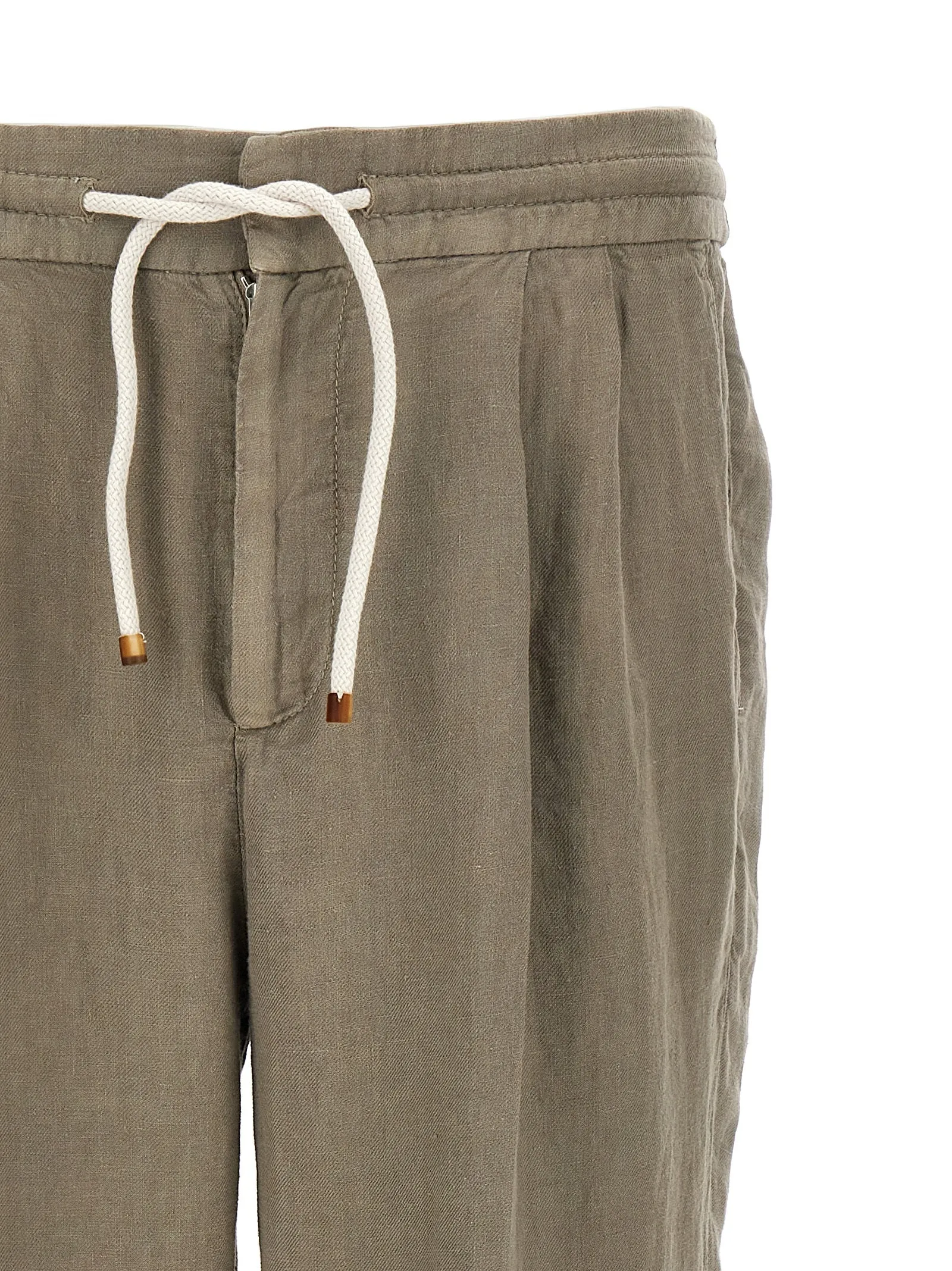 Linen Trousers Pants Green sold by Wanan Luxury product image thumbnail 3