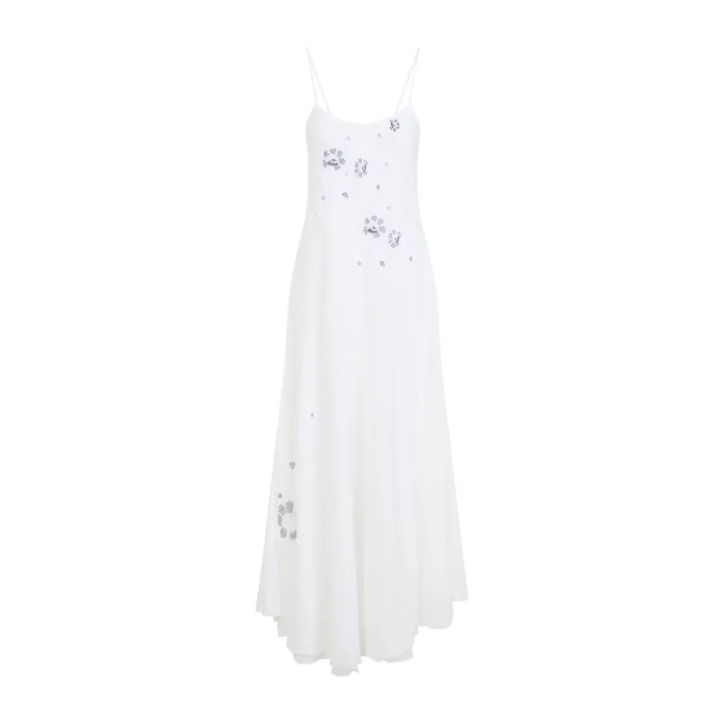 Long Dresses White made by Wanan Luxury