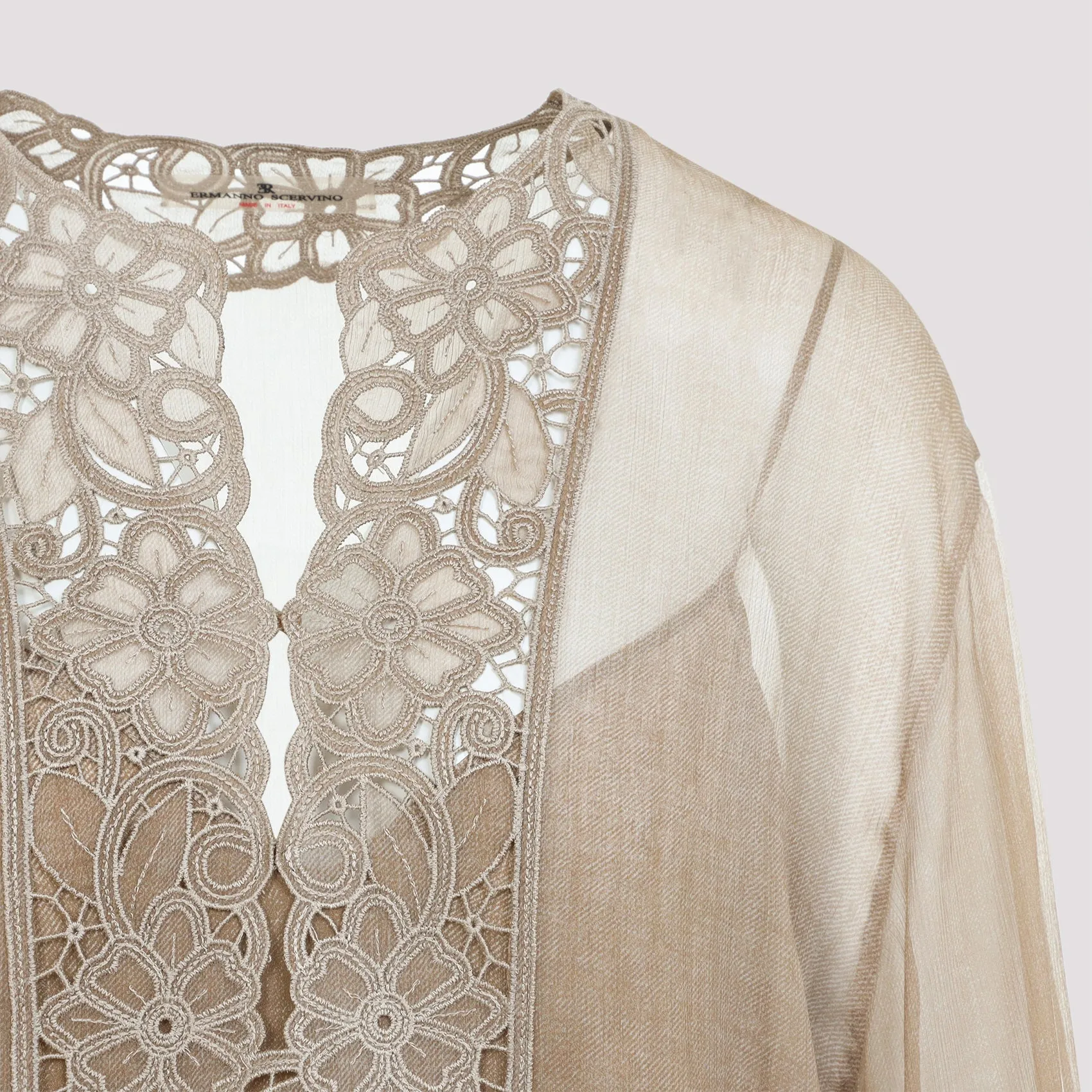 Blouse Brown sold by Wanan Luxury product image thumbnail 4