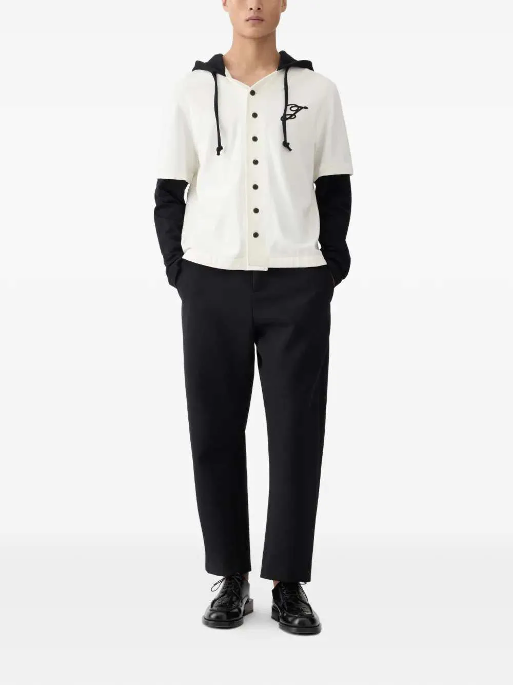 Letro Button Hoodie sold by Wanan Luxury product image thumbnail 4