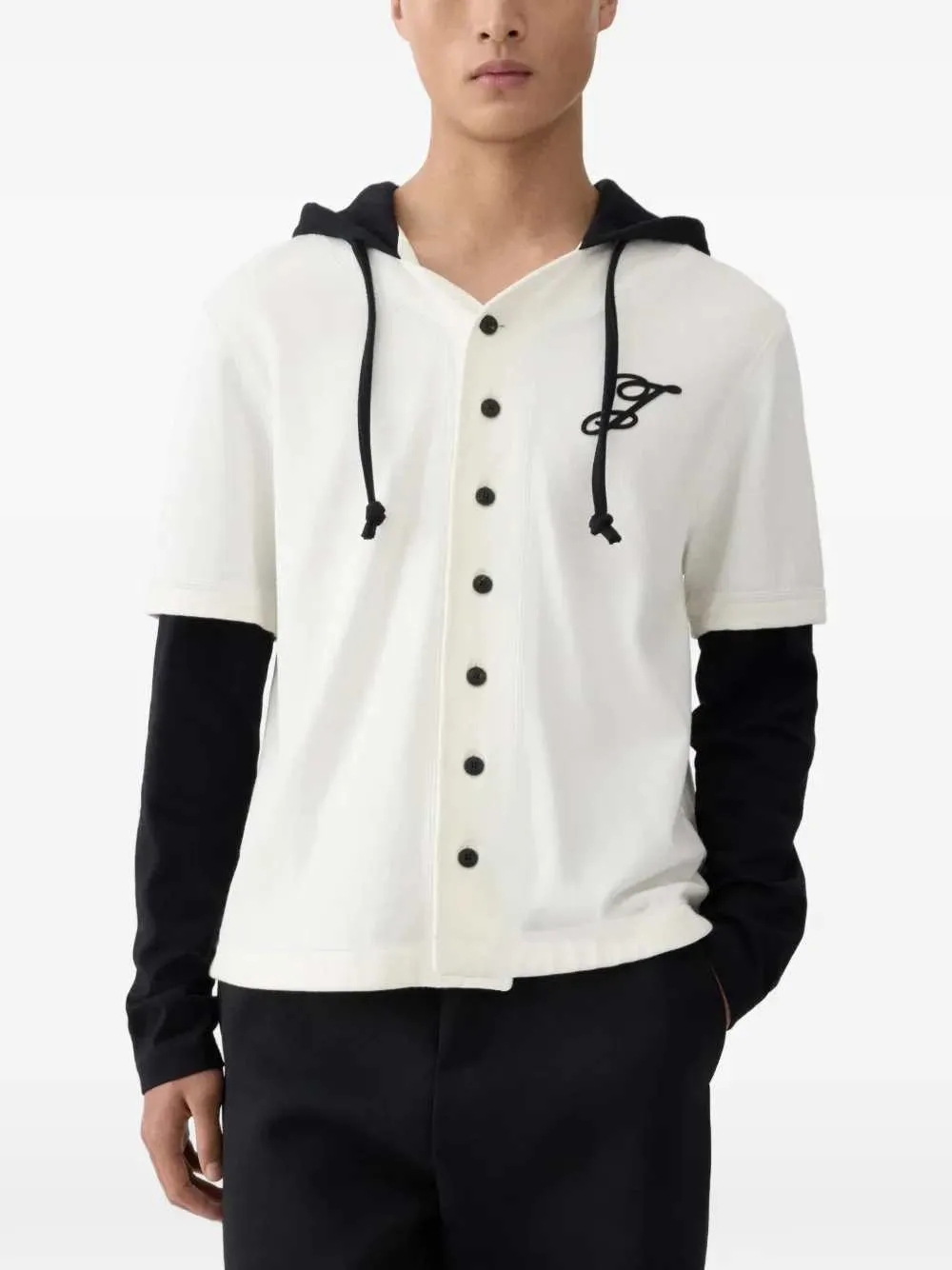 Letro Button Hoodie sold by Wanan Luxury product image thumbnail 2