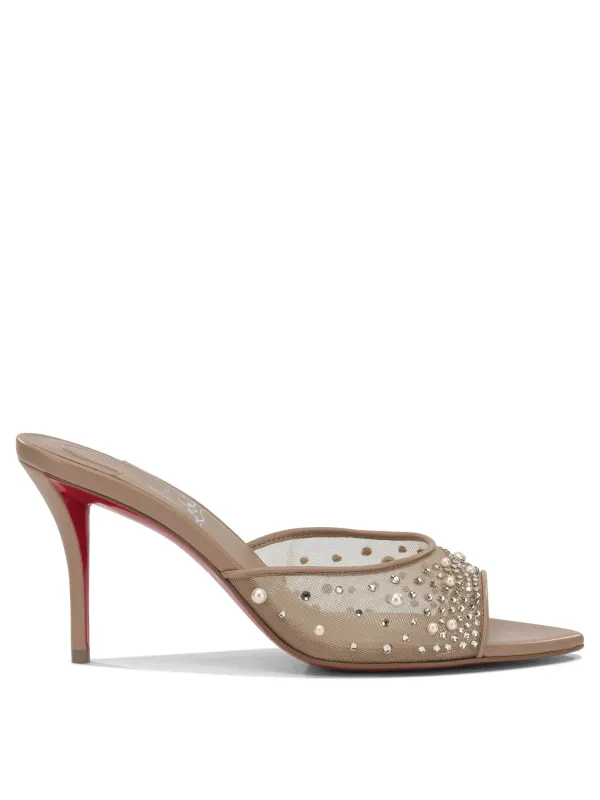 Heeled Shoes Beige made by Christian Louboutin