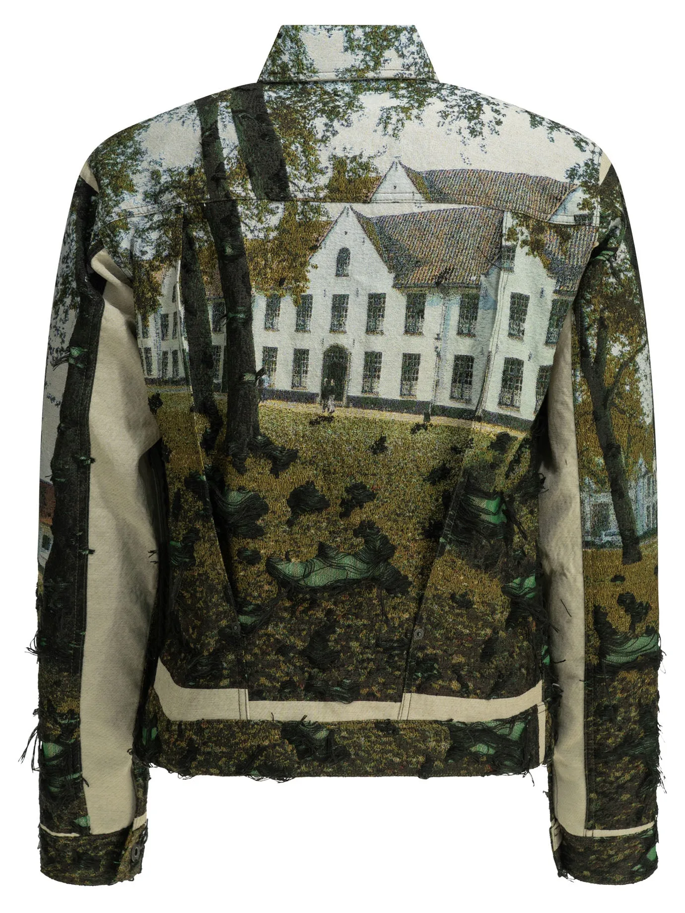 Gobelin Weave House Jackets And Coats Green sold by Wanan Luxury product image thumbnail 2