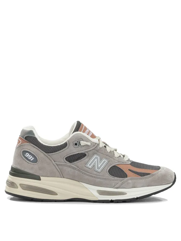 Made In Uk 991v2 Sneakers & Slip-On Grey made by New Balance