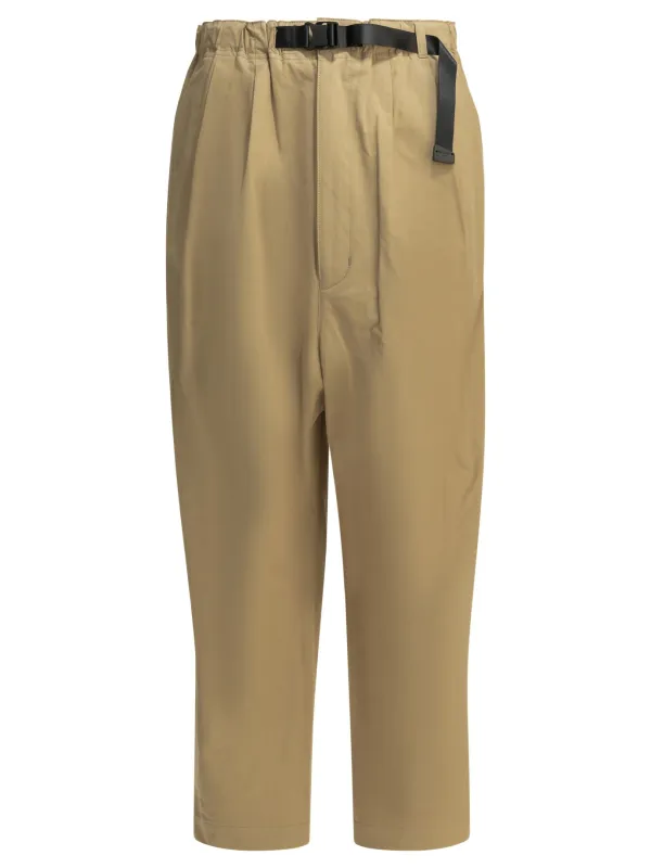 Casual Pants With Buckle Trousers Beige made by Comme des Garcons