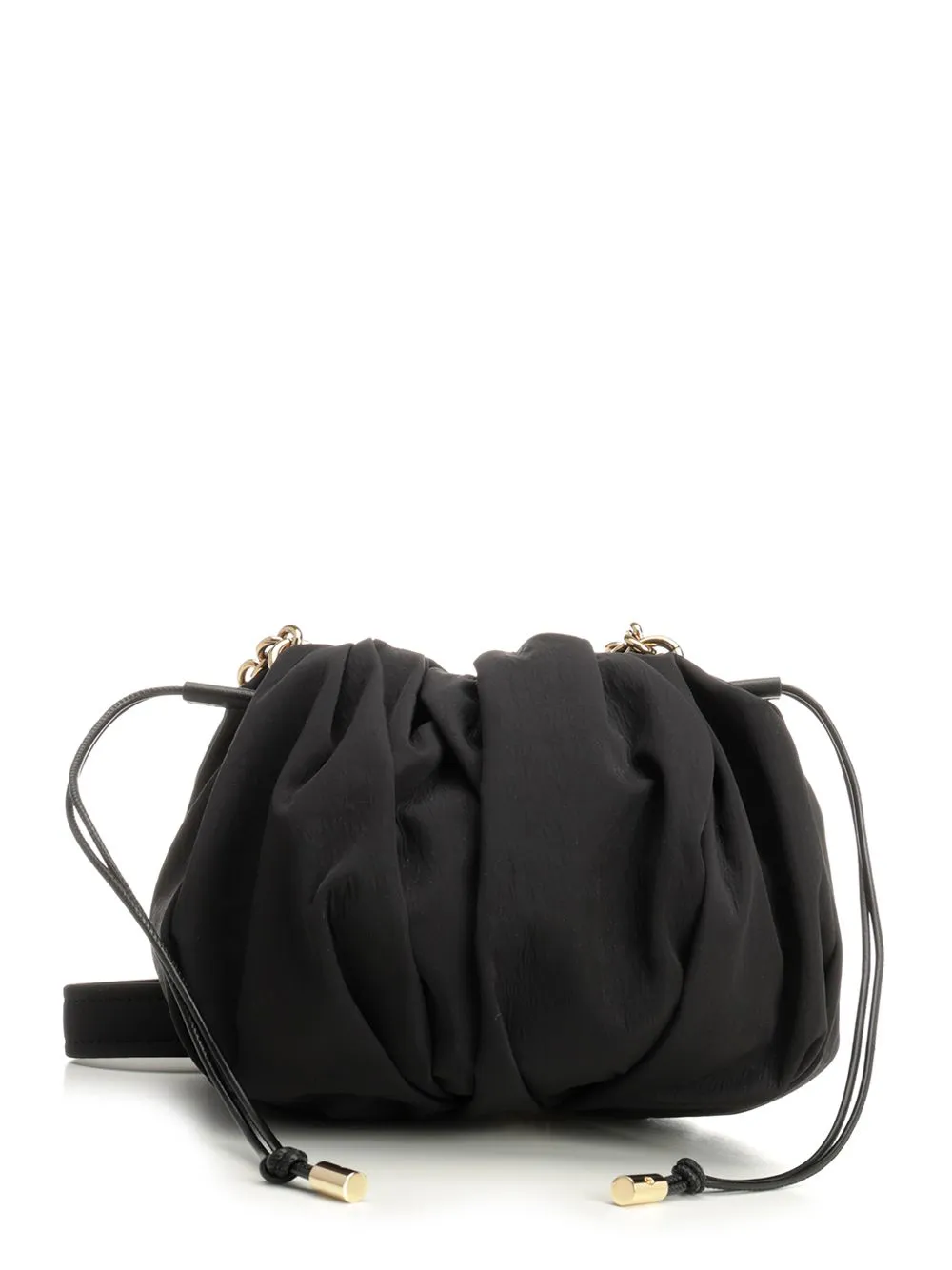 S765 - Chloé Plissé Crossbody Bags Black sold by Wanan Luxury