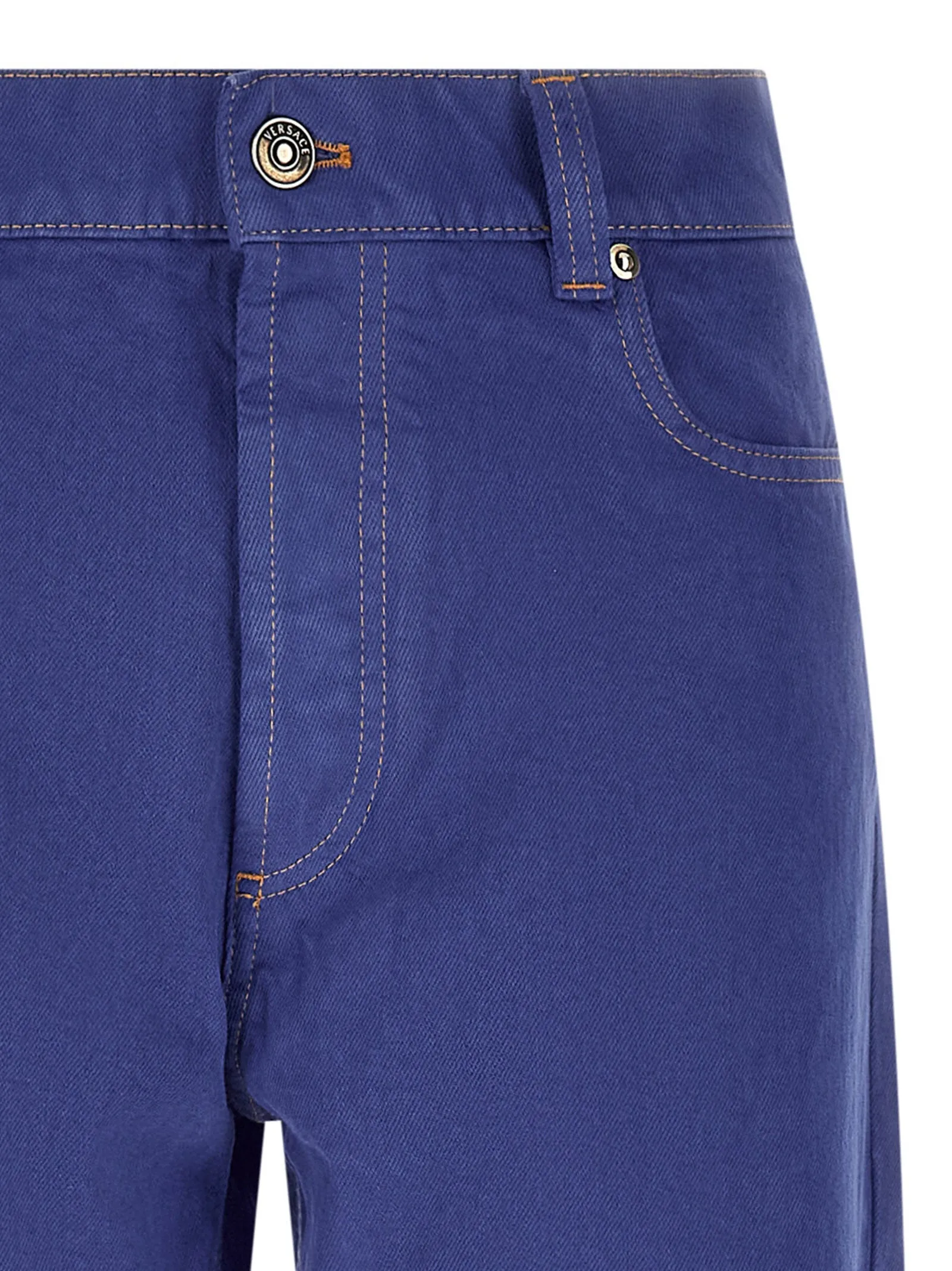 Straight Leg Jeans Blue sold by Wanan Luxury product image thumbnail 3