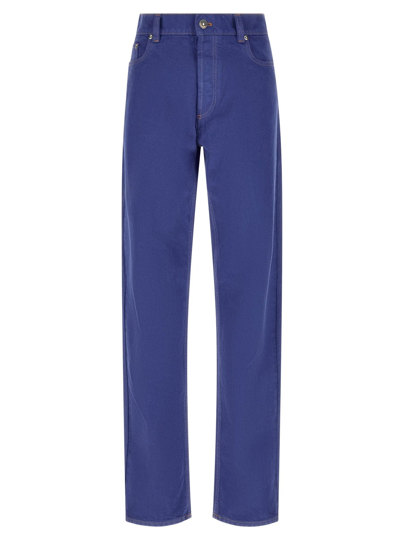 Straight Leg Jeans Blue sold by Wanan Luxury