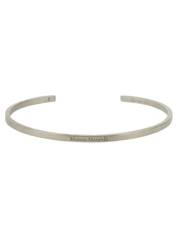 Open Bracelet With Logo made by Maison Margiela
