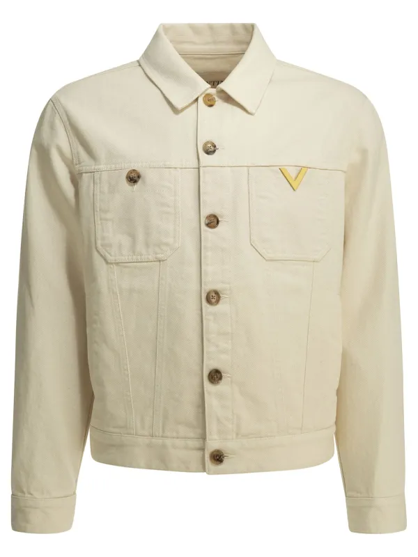 Genie Bull Reverse Jackets And Coats White made by Valentino Garavani