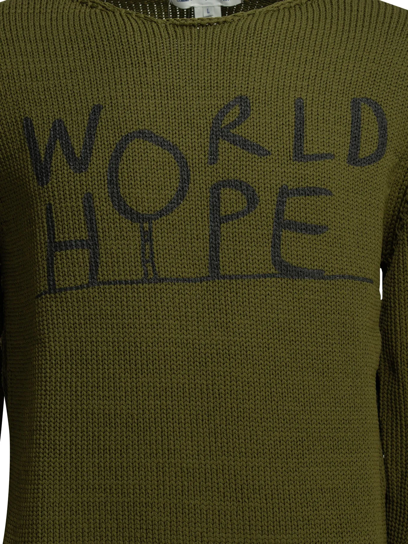 Crew-Neck Sweater With Logo Knitwear Green sold by Wanan Luxury product image thumbnail 3