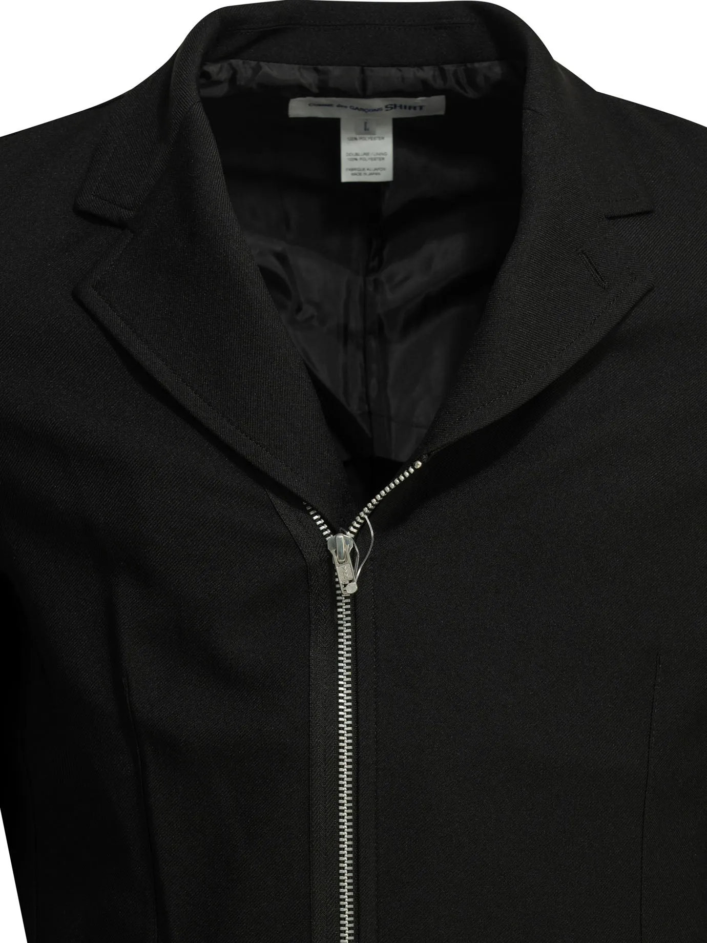 Blazer With Zipper Jackets And Coats Black sold by Wanan Luxury product image thumbnail 3