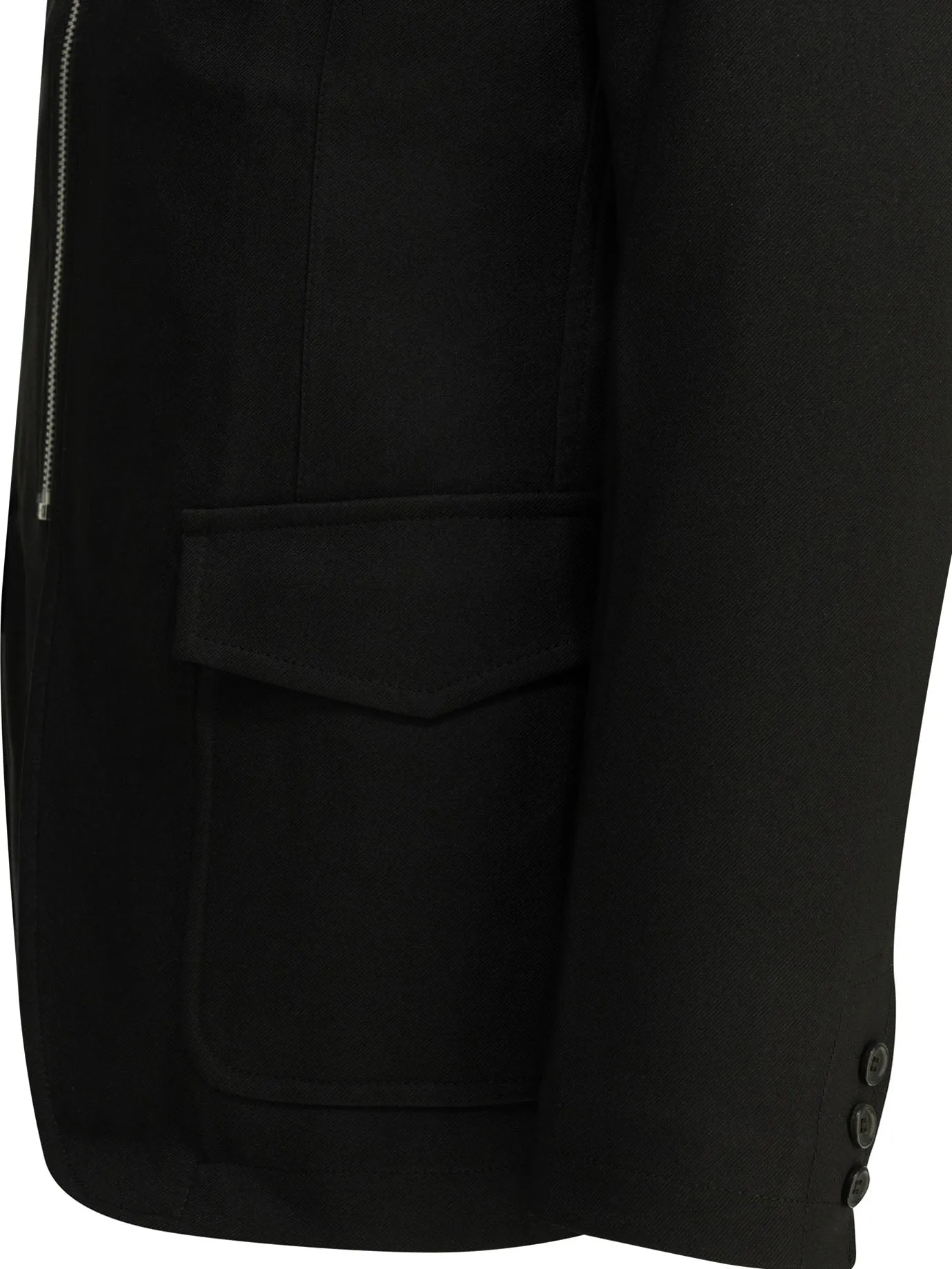 Blazer With Zipper Jackets And Coats Black sold by Wanan Luxury product image thumbnail 4