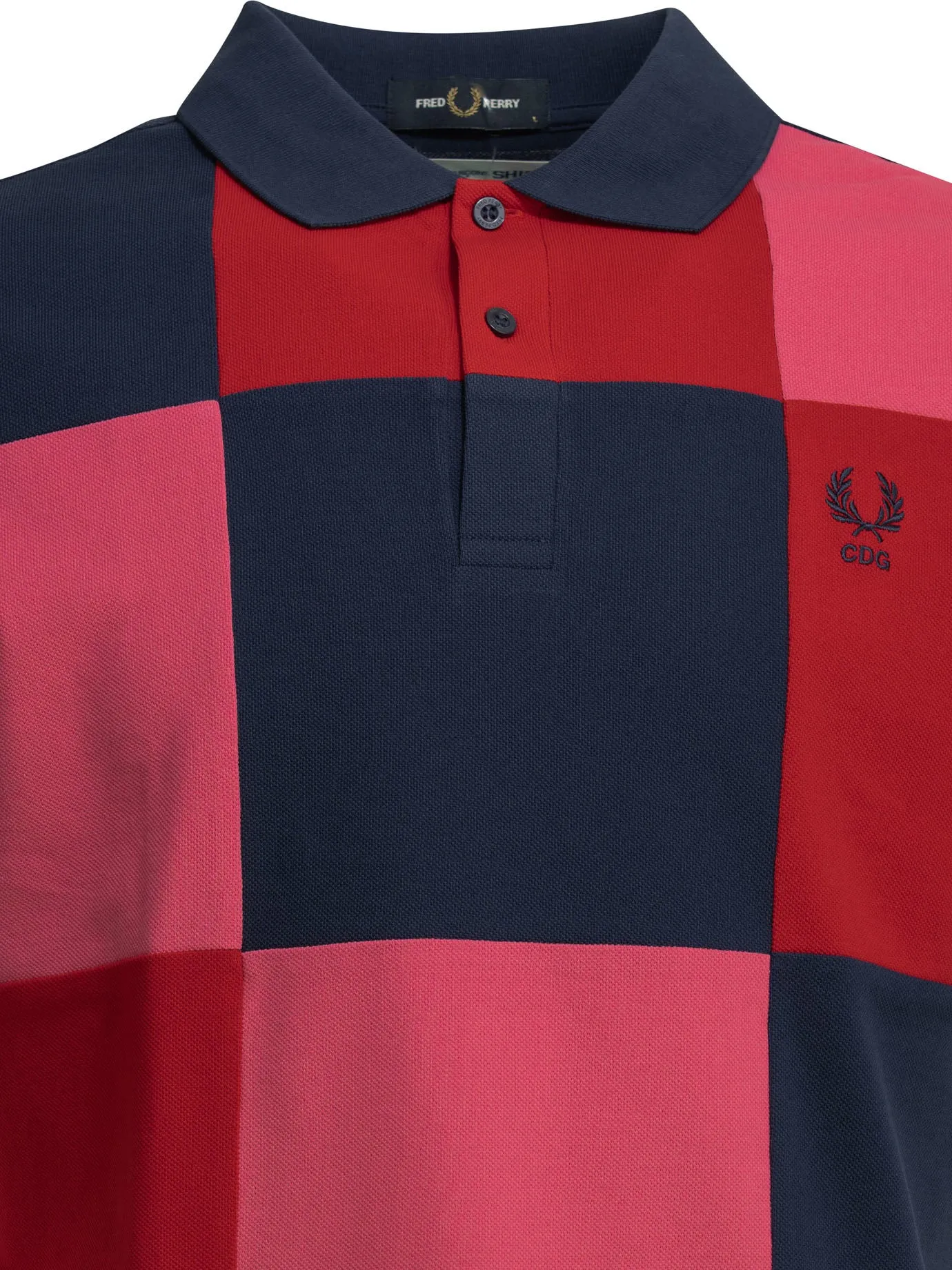 Comme Des GarçOns Shirt X Fred Perry Button-Down Polo Shirt Polo Shirts Multicolor sold by Wanan Luxury product image thumbnail 3