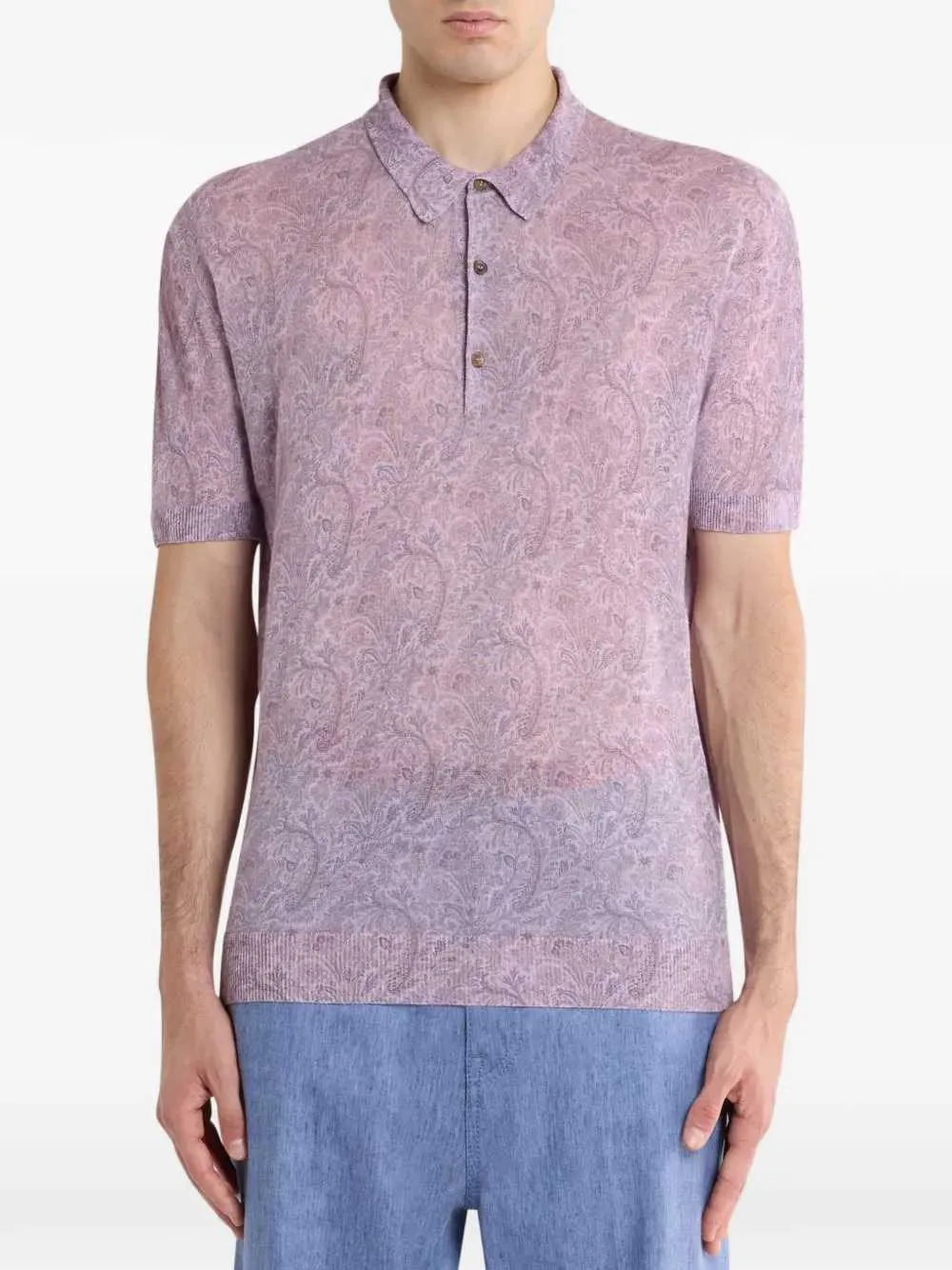 Polo Shirt With Floral Pattern sold by Wanan Luxury product image thumbnail 2