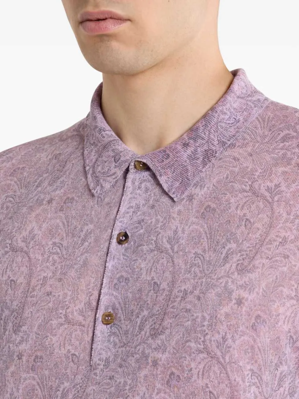 Polo Shirt With Floral Pattern sold by Wanan Luxury product image thumbnail 4