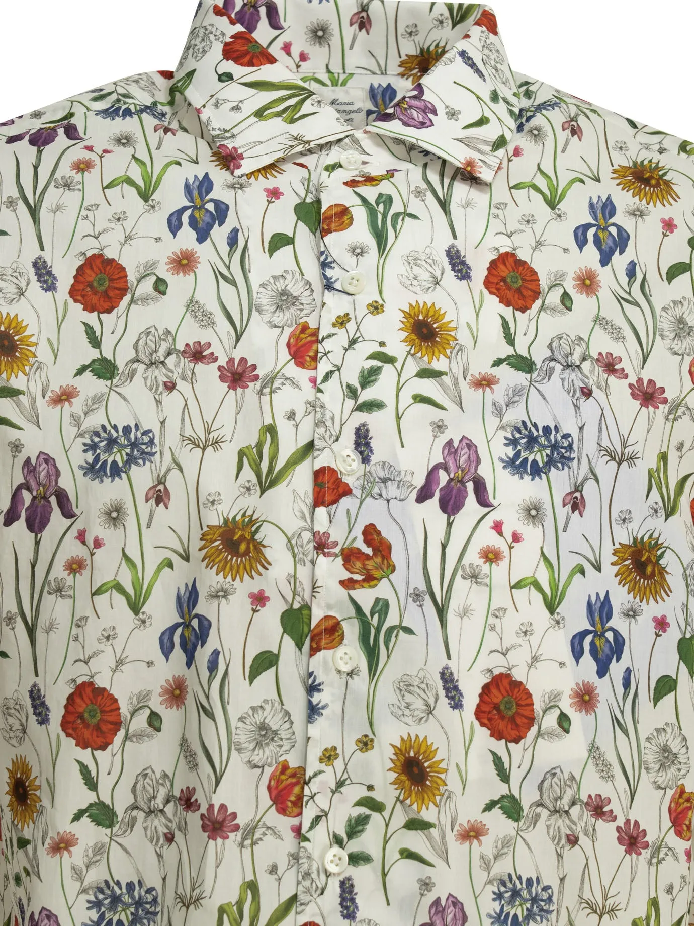 Casual Floral Shirt Shirts White sold by Wanan Luxury product image thumbnail 3