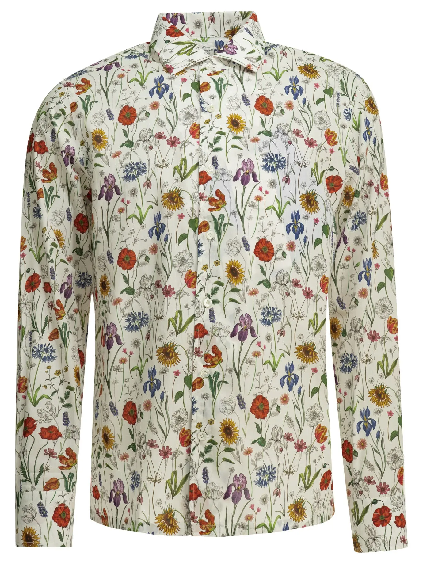 Casual Floral Shirt Shirts White sold by Wanan Luxury