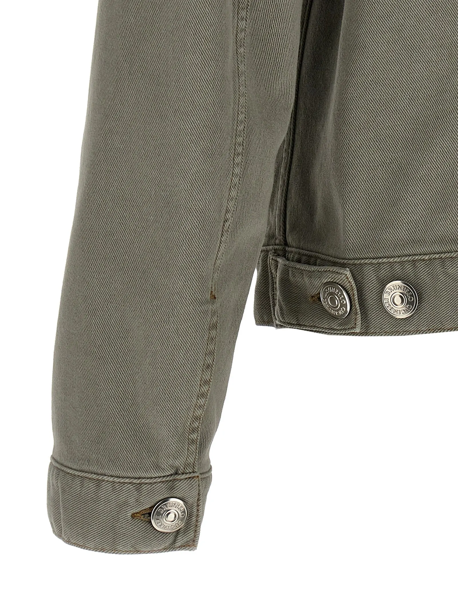 Denim Jacket Puffer Jackets Gray sold by Wanan Luxury product image thumbnail 4