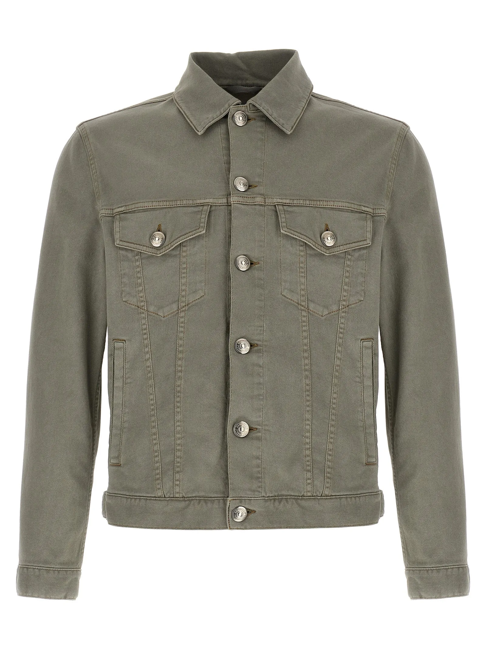 Denim Jacket Puffer Jackets Gray sold by Wanan Luxury
