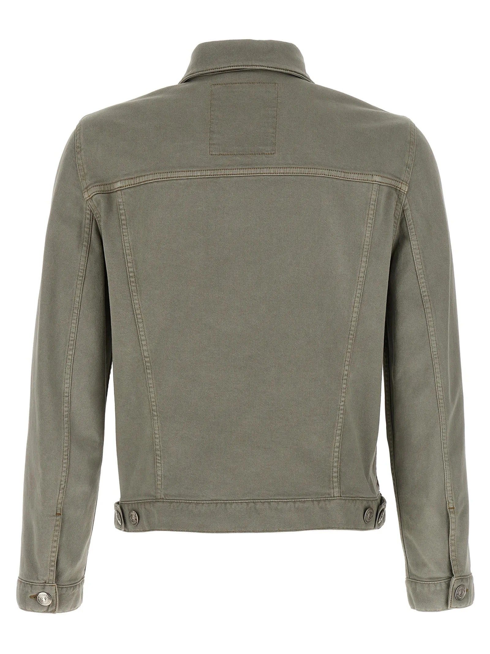 Denim Jacket Puffer Jackets Gray sold by Wanan Luxury product image thumbnail 2