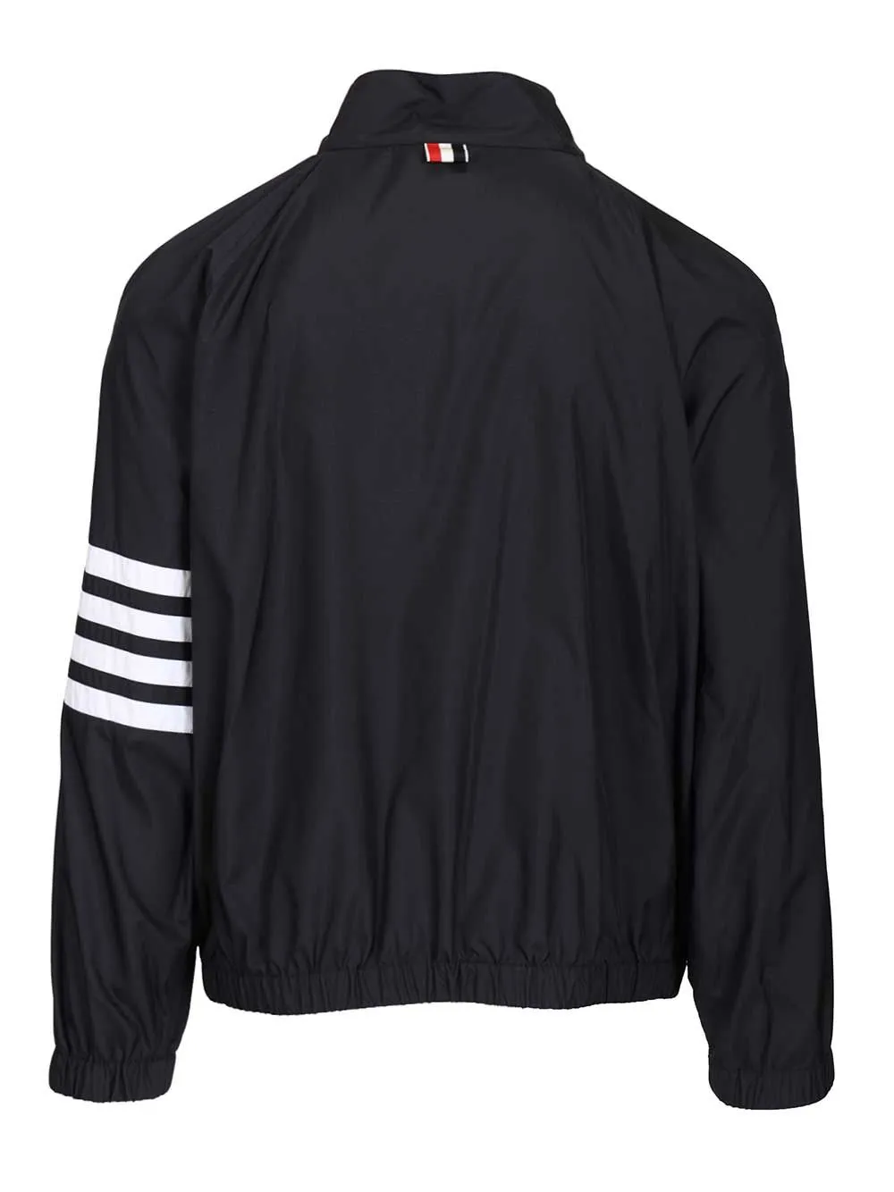Zip Front Raglan Track Jacket W/ 4 Bar In Shiny Ripstop Jackets Blue sold by Wanan Luxury product image thumbnail 2