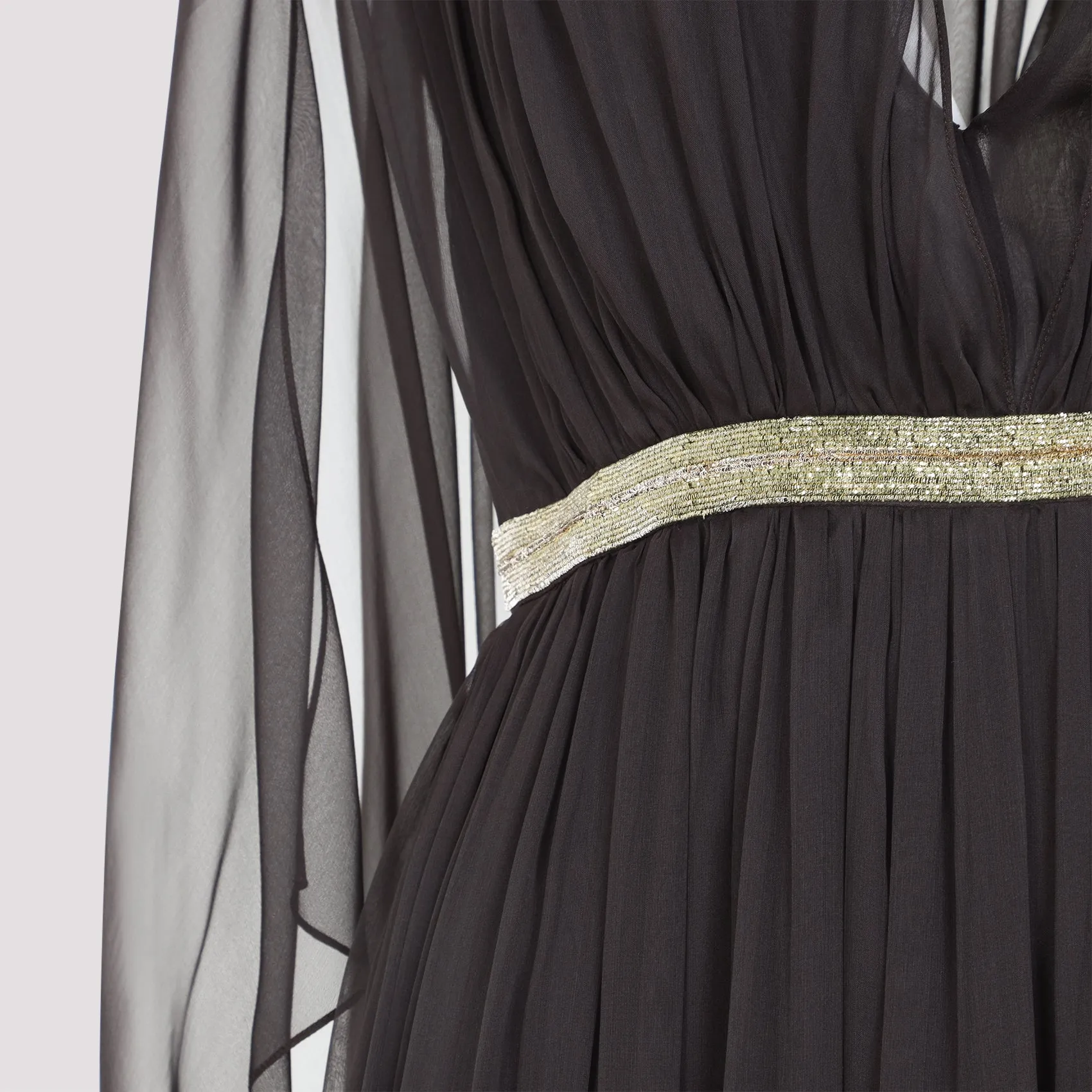 Long Dresses Brown sold by Wanan Luxury product image thumbnail 4