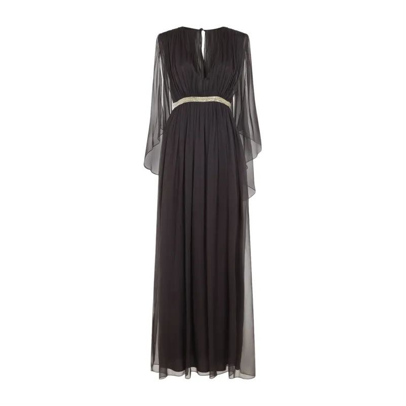 Long Dresses Brown made by Alberta Ferretti