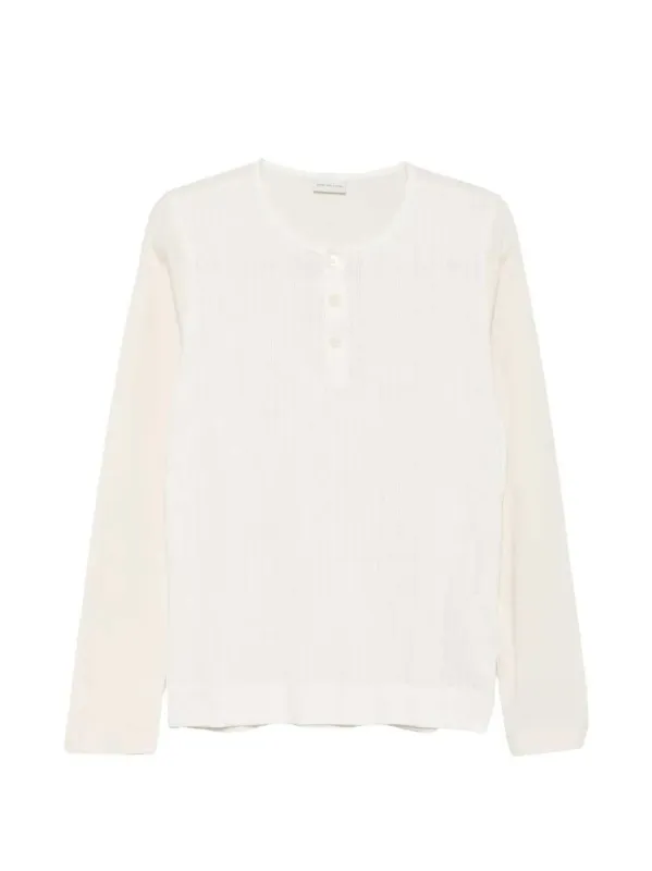 Long-Sleeved Button-Up T-Shirt made by Dries Van Noten