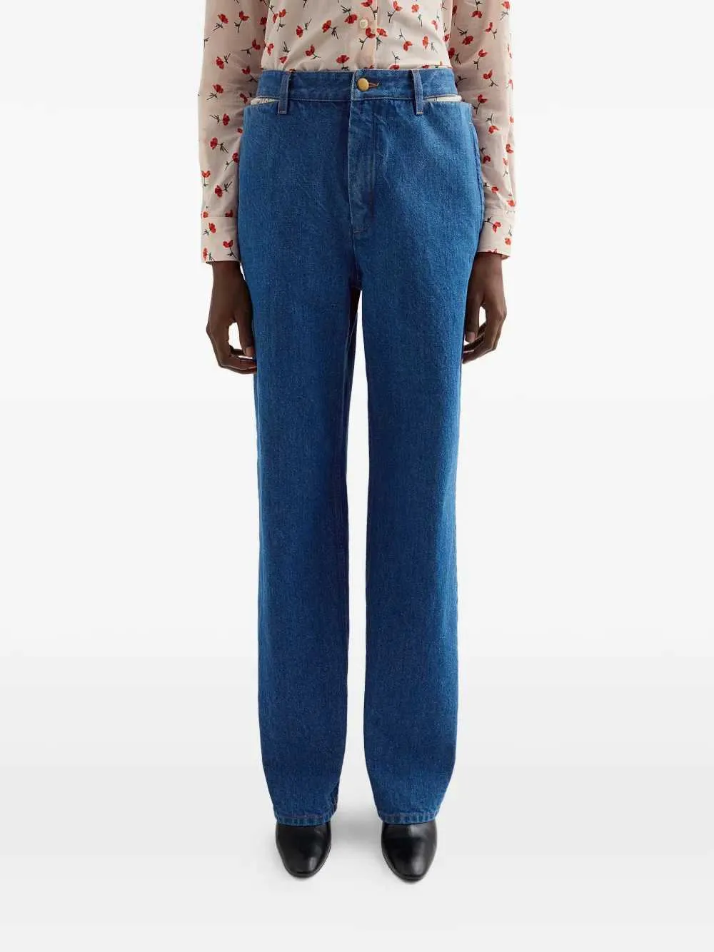 Jeans With Cut-Out Detail sold by Wanan Luxury product image thumbnail 2