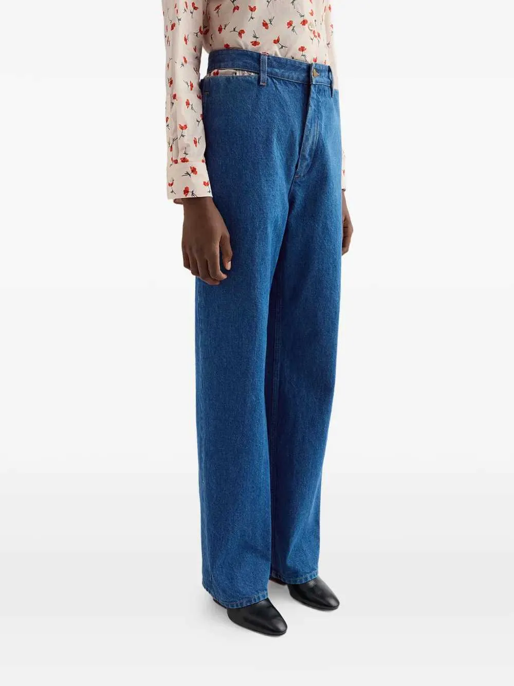 Jeans With Cut-Out Detail sold by Wanan Luxury product image thumbnail 3