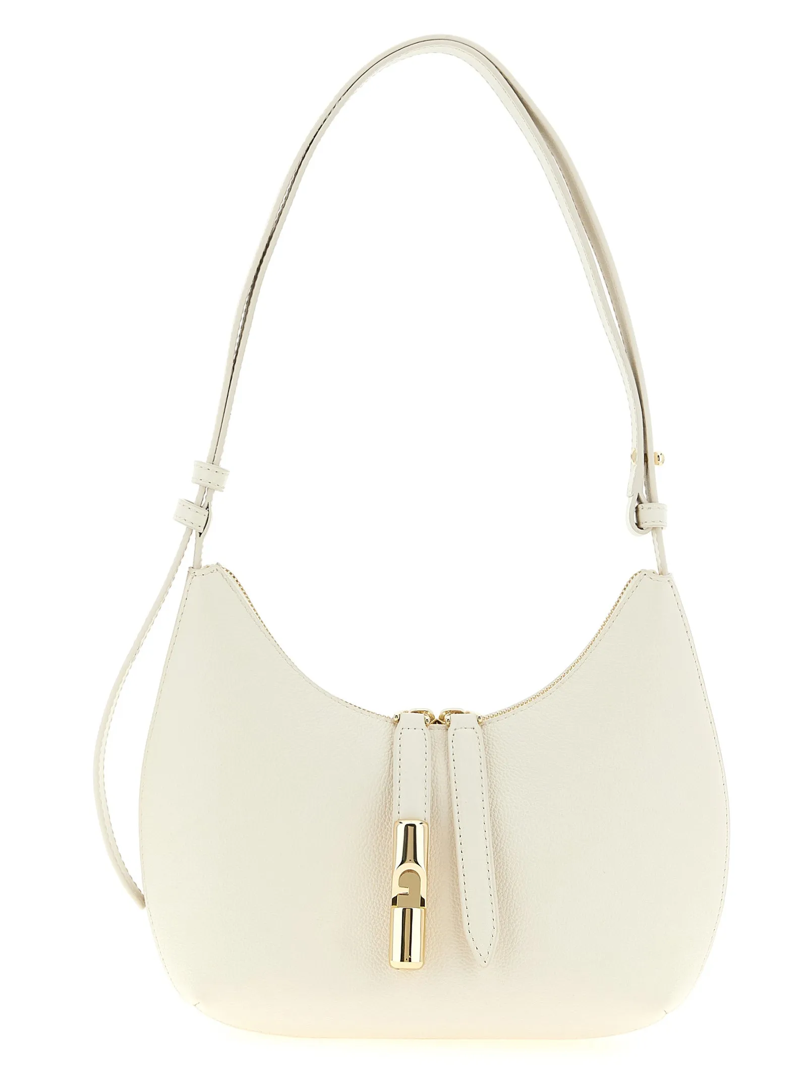 Furla Goccia Shoulder Bags White sold by Wanan Luxury