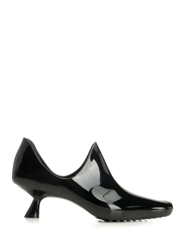 Emily Aqua Bootie 45 In Rubber With Multicolor Socks Pumps Black made by Loewe