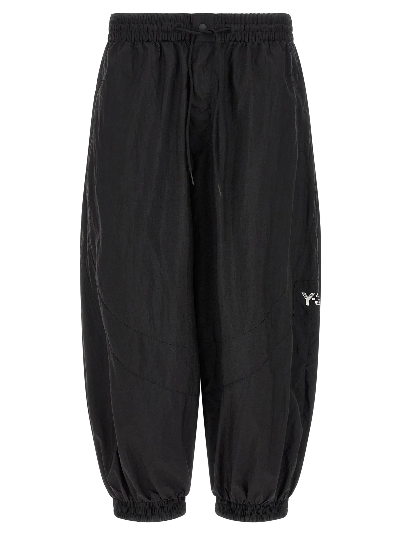 Rough-Edged Joggers Pants Black sold by Wanan Luxury