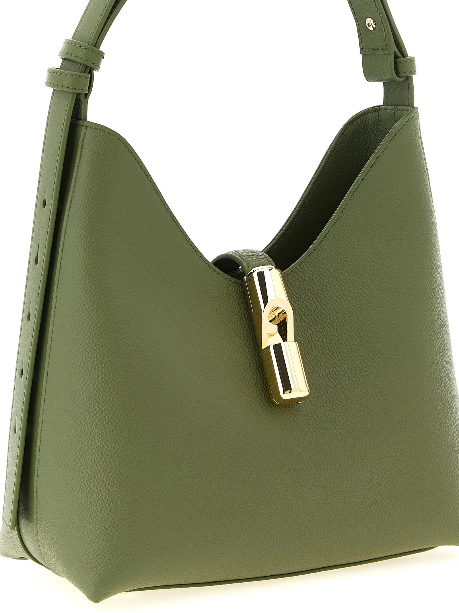 Furla Goccia Shoulder Bags Green sold by Wanan Luxury product image thumbnail 3