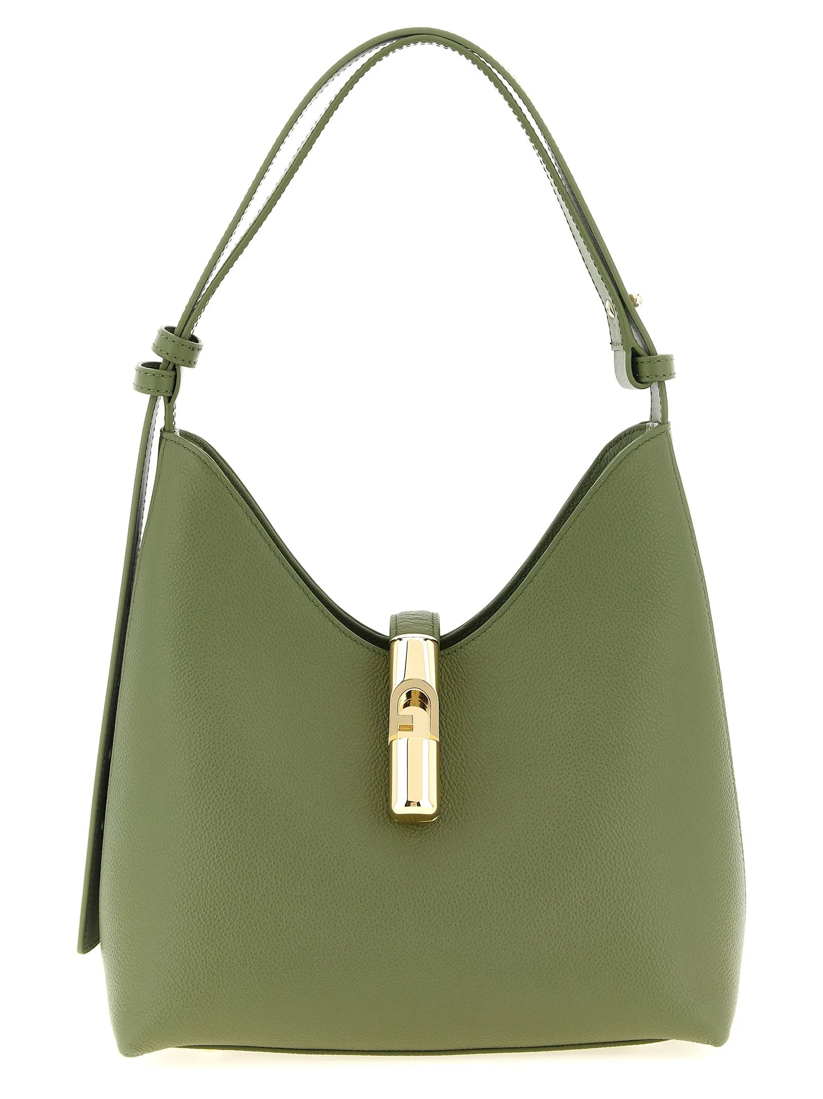 Furla Goccia Shoulder Bags Green sold by Wanan Luxury