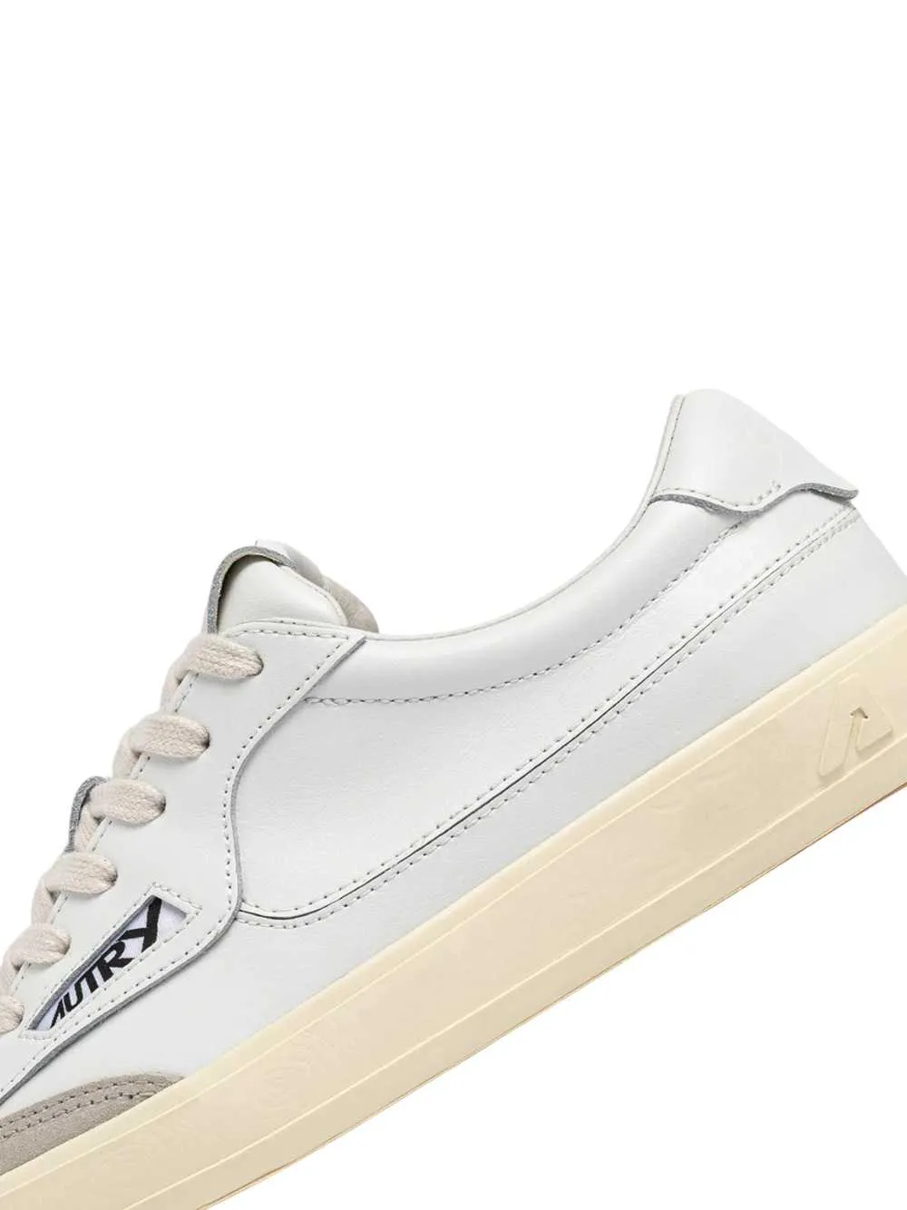 Windscape Low White Leather Sneakers sold by Wanan Luxury product image thumbnail 5
